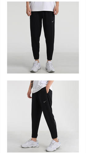 NIKE耐克裤子男裤 2021秋冬季新款卫裤ins潮跑步运动裤宽松卫裤长裤CU5526-010
