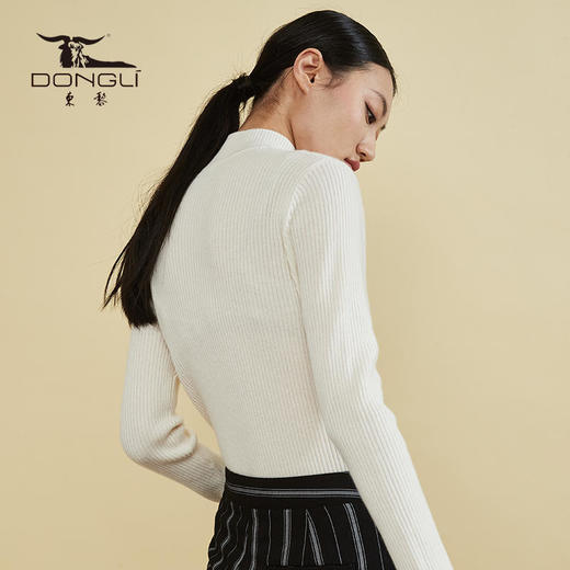 【羊绒天花板-内蒙赤峰罕山有机羊绒】世界奢侈品loropiana中国合作伙伴定制款！世界Ding级羊绒！经典基础必备款！秋冬打底必入半高领/圆领羊绒衫女款【非质量问题不退不换】 商品图6