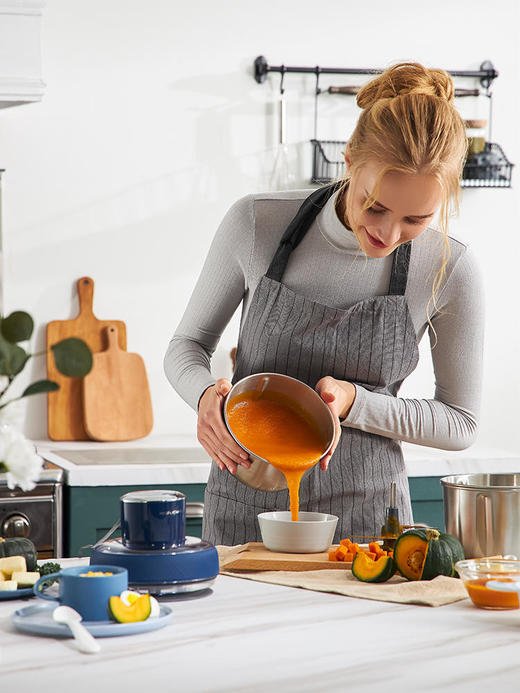 摩飞套娃绞肉机电动家用小型绞馅搅拌机多功能不锈钢打肉馅料理机MR9401 商品图8