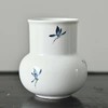 「景德镇釉下手绘蝴蝶兰花圆满小花瓶」桌面摆件 可插花可放毛笔 茶道六君子 商品缩略图3