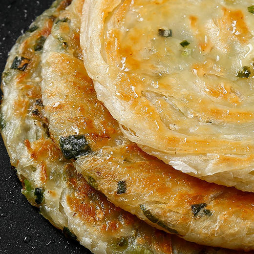 【妈妈的早餐味】香喷喷的葱油饼不用一滴油锅里煎一下就好吃特别添加黄油健康无添加，两口味：黄油葱油饼+黄油梅菜干饼，一份4袋20片，每一个口味各10片 商品图4