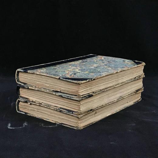 1841年 休利特·约瑟夫《彼得·普里金斯》（全3卷） Phiz菲兹11幅插图 真皮精装32开 商品图1