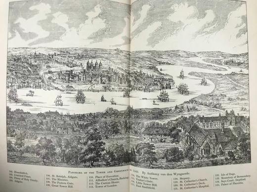 1908年 伦敦塔风物志 英国画家、插图家约翰·弗利洛夫22幅彩色插图 漆布精装大32开 商品图13