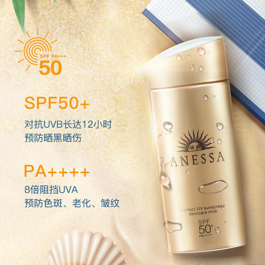 安耐晒霜90ml男女用50倍面部安热沙隔离学生军训不油腻防汗 商品图0