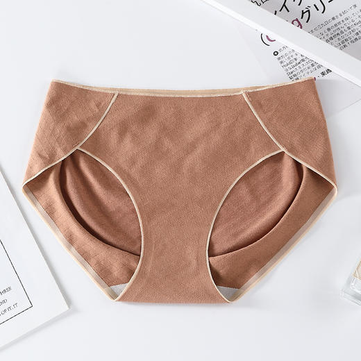 【无痕贴合 轻盈透气 裸感舒适】内裤女纯棉抗JUN无痕中腰秋冬季薄款透气蚕丝裆女士全棉三角裤少女 商品图7