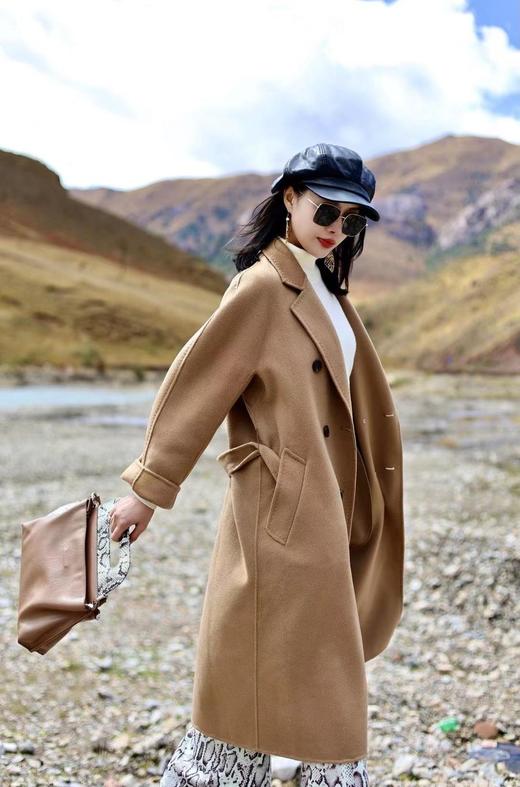 【羊绒大衣天花板】【稀缺原料-内蒙赤峰罕山有机羊绒】世界Ding级羊绒羊绒大衣【非质量问题不退不换】 商品图2