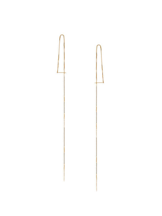北京仓｜Maggoosh-Priya-流线 长耳环［希腊设计师］ 商品图1