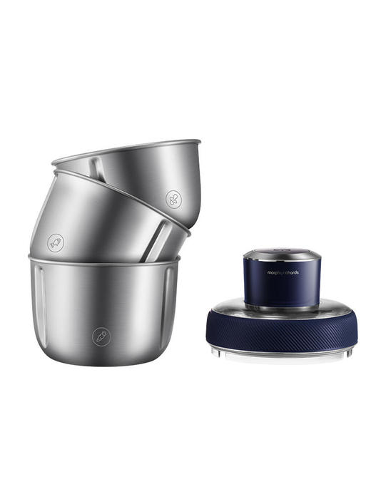 摩飞套娃绞肉机电动家用小型绞馅搅拌机多功能不锈钢打肉馅料理机MR9401 商品图14