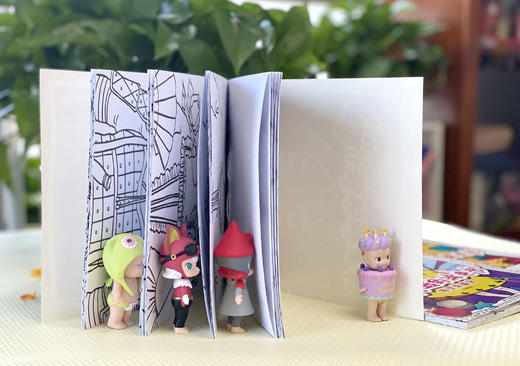 【团购专享】瞧！我的涂色系列（一套3本） 动物小伙伴+精灵奇趣会+人物大碰撞 商品图8