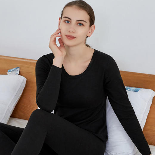 【送给心爱的人】每满2件减10元！全家人都得备上的德绒保暖套装！黑科技发热技术！双面磨毛AB面料！无痕隐形！舒适度暴赞！丨面料升级不加价！ 商品图1