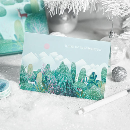 广博冬之旅手账套装A6DTB6575礼节日送礼女生礼品生日礼物文艺笔记本子记事本创意效率计划日程本 商品图2