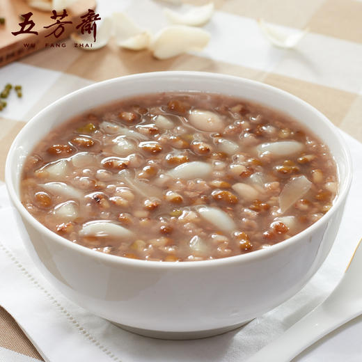 五芳斋 杯装粥礼盒 335克*6杯装 黑糖小米粥/紫薯黑米粥/绿豆百合粥/红豆薏米粥 五谷杂粮粗粮即食粥 商品图2