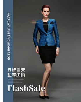 【特惠】YIQU |“珍品”西装上衣（宝蓝）