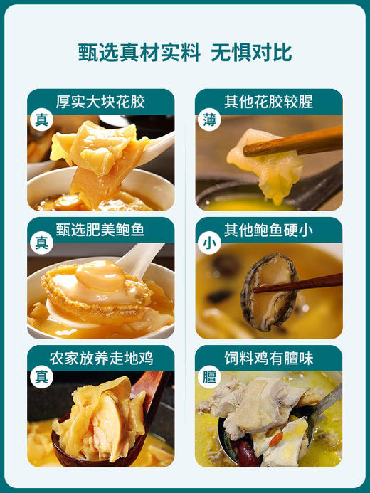 【吉膳堂花胶鸡】金汤鲍鱼港式火锅底料滋补礼盒1.5kg 商品图2