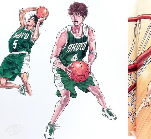 【中商原版】灌篮高手画集 2 日文原版 PLUS SLAM DUNK ILLUSTRATIONS 2 愛蔵版コミックス 井上雄彦 商品图6