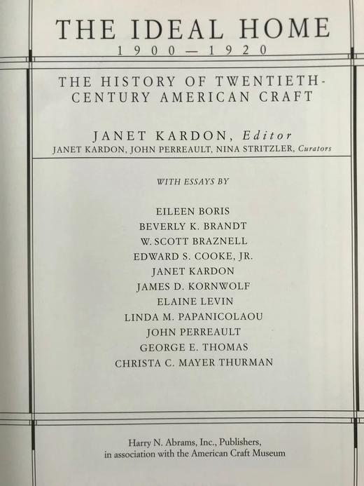 二十世纪美国手工艺史：理想家居1900-1920 数百幅插图 精装大16开 商品图2