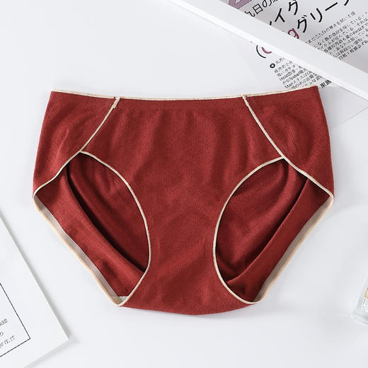 【无痕贴合 轻盈透气 裸感舒适】内裤女纯棉抗JUN无痕中腰秋冬季薄款透气蚕丝裆女士全棉三角裤少女 商品图10