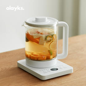 olayks出口原款养生壶多功能小型全自动办公室煮茶壶玻璃茶器