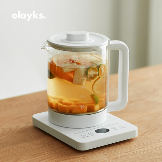 olayks出口原款养生壶家用多功能小型全自动办公室煮茶壶玻璃茶器 商品图0