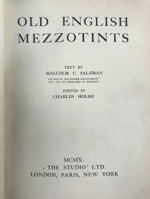 1910年 英国老蚀刻版画图集 128幅插图 精装大16开 商品图2
