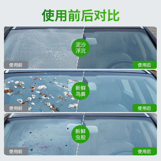 【固特威】芦荟净浓缩雨刷精  汽车玻璃水浓缩雨刷精去污油膜车用玻璃水浓缩液雨刮水 商品图2
