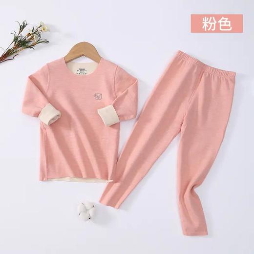 【每满2件减10元】【给孩子温暖的爱】儿童德绒保暖套装！黑科技发热技术！双面磨毛AB面料！无痕隐形！舒适度暴赞！ 商品图6