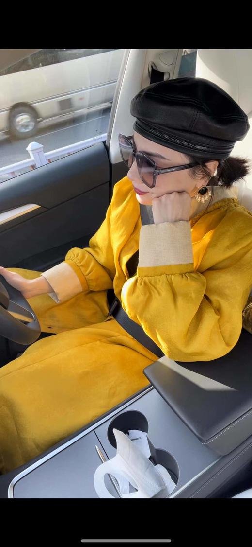 【线上专属】高定款可拆卸款棉服（21802051-九斤黄） 商品图1