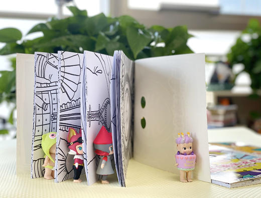 【团购专享】瞧！我的涂色系列（一套3本） 动物小伙伴+精灵奇趣会+人物大碰撞 商品图7