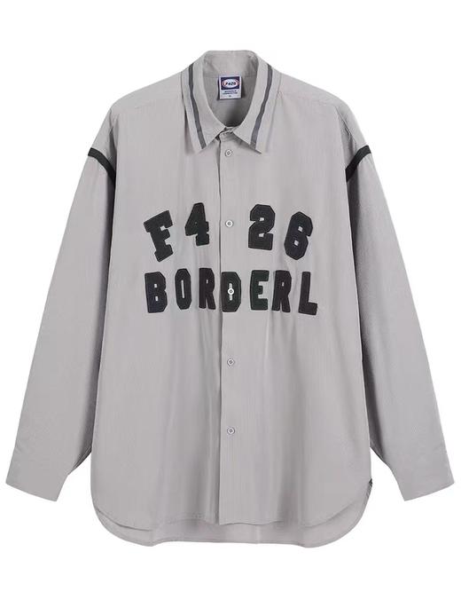 F426/BDCS21AW-2642/毛呢贴布绣衬衫 商品图0