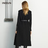 INSUN恩裳新品长款气质大衣马甲9c31580126 商品缩略图3