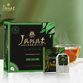 Janat大吉岭红茶法国原装进口红茶包袋泡茶奶茶茶包奶茶专用