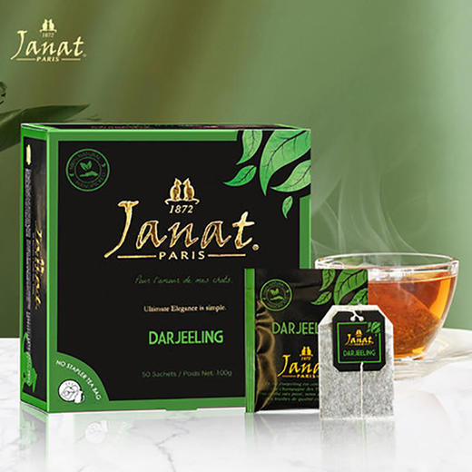 Janat大吉岭红茶法国原装进口红茶包袋泡茶奶茶茶包奶茶专用 商品图0