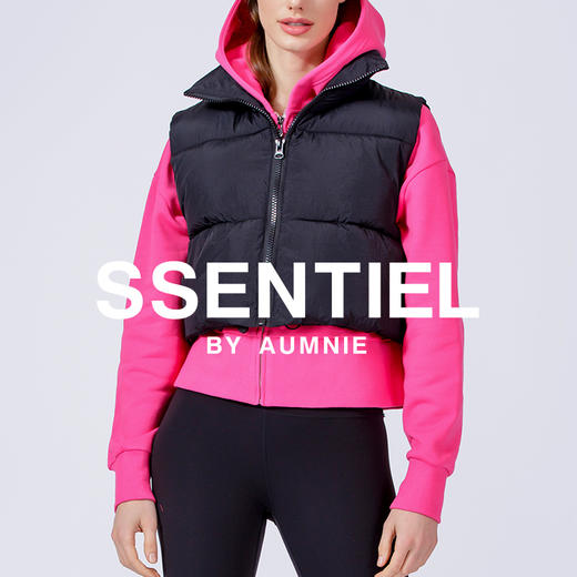 【新品】短款拉链棉服背心 CROPPED PUFFER VEST 商品图3