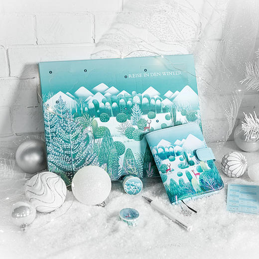 广博冬之旅手账套装A6DTB6575礼节日送礼女生礼品生日礼物文艺笔记本子记事本创意效率计划日程本 商品图0