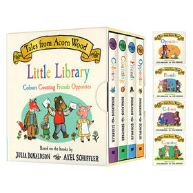 橡树林的故事 英文原版 Tales From Acorn Wood Little Library 4册纸板盒装 英文版幼儿英语启蒙书籍咕噜牛同作者Julia Donaldson
