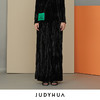 JUDYHUA 质感丝绒褶皱长裤 JHC1K289 商品缩略图0
