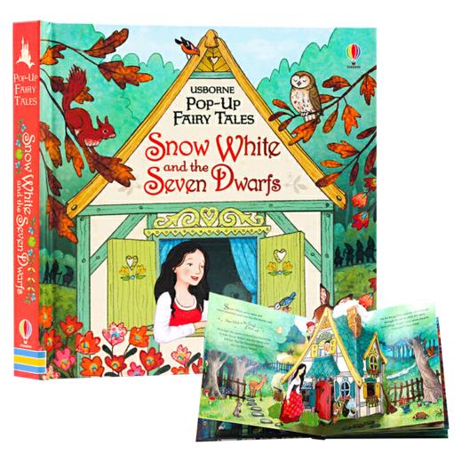 白雪公主和七个小矮人 英文原版 Snow White And The Seven Dwarfs 立体童话书 童话故事绘本 亲子睡前阅读英语图画书 英文版 商品图4