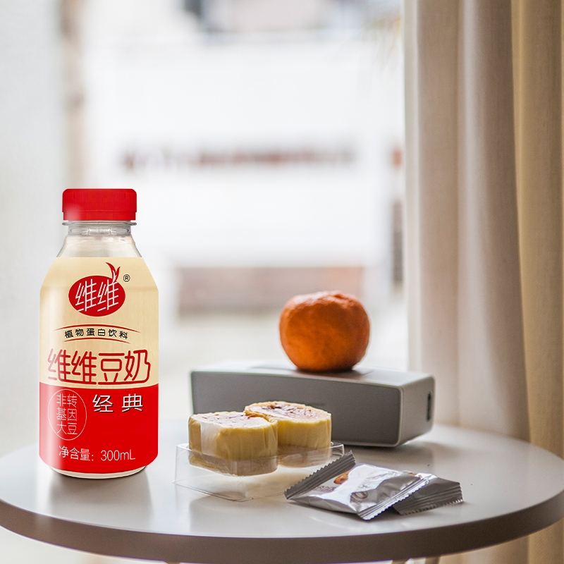 维维豆奶300ml*15瓶 豆奶饮料 植物蛋白早餐奶 经典豆奶