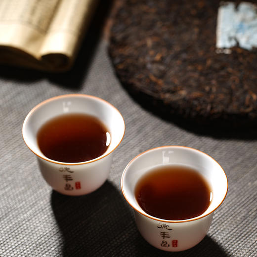 德丰昌印级茶【蓝印·熟茶】2021年布朗山茶区普洱熟茶357克/饼 商品图4