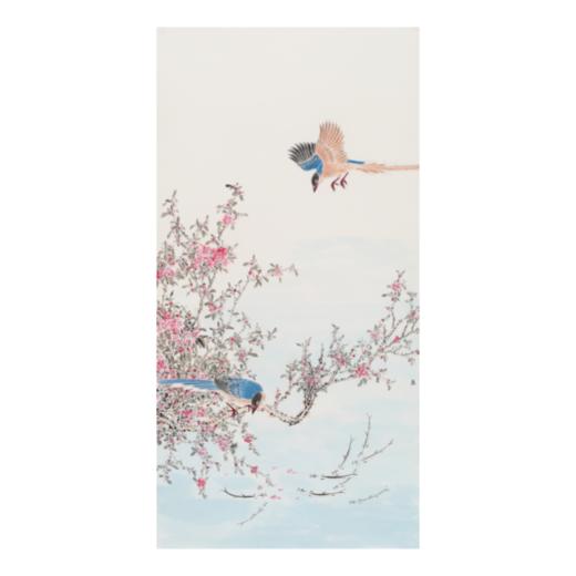 金喦 工笔花鸟05 136cmx68cm  8平尺 商品图0