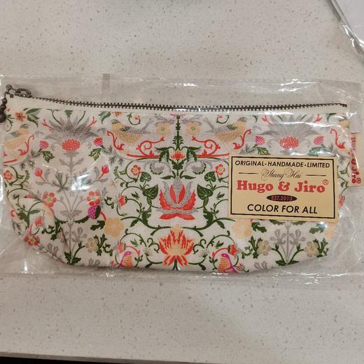 HUJI祤集笔袋插画藤曼小鸟 商品图0