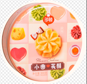 多顿小曲花酥300g