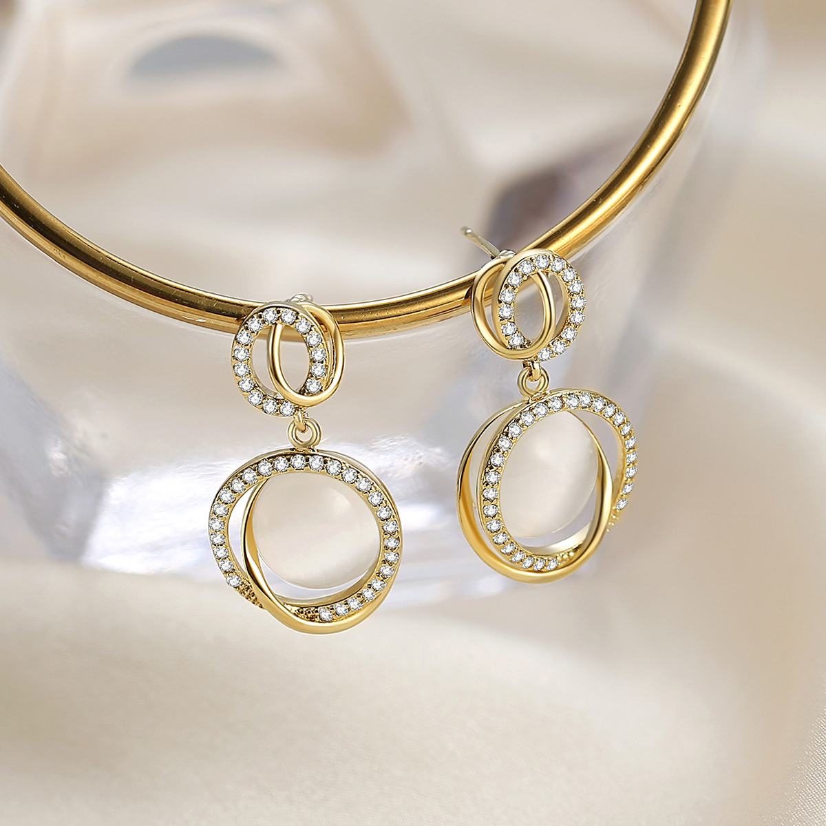 Winy歌白尼耳钉送女友闺蜜节日生日礼物