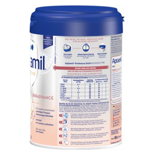 【保税仓】德国爱他美新版白金奶粉pre段800g（新版铁罐） 商品图3