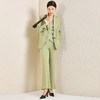 绿色职业套装女秋冬款时尚气质女神范高端正装西装显瘦减龄两件套 商品缩略图2