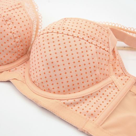 贝佳人夏季新全罩薄棉杯亲肤内衣蕾丝双肩带美背胸罩收副乳外扩BW96804 商品图4