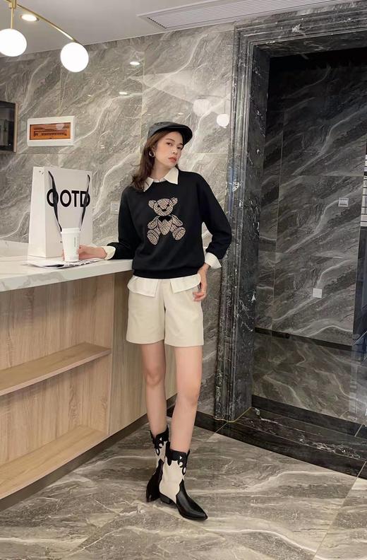 213952#灯芯五分短裤 商品图1