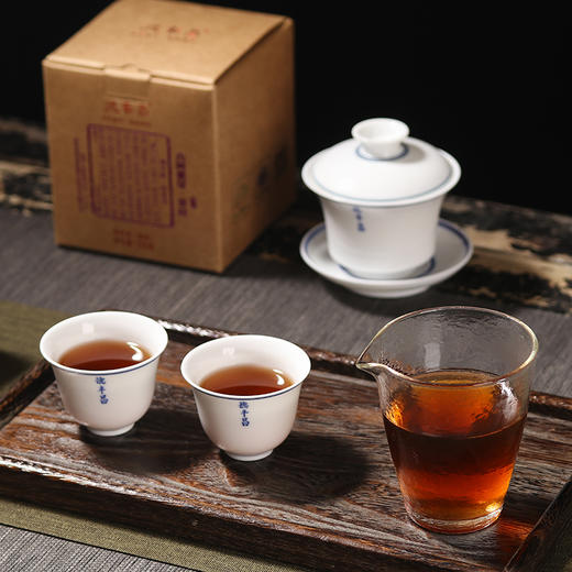 德丰昌【紫芽柱·熟茶】茶叶古树紫芽茶柱268克云南普洱茶熟茶 商品图3