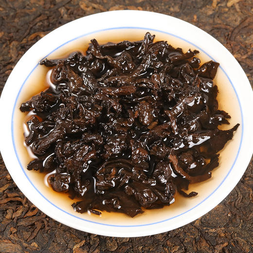 德丰昌手撕薄饼【冰岛醇韵】 普洱茶熟茶茶饼盒装250g 商品图7