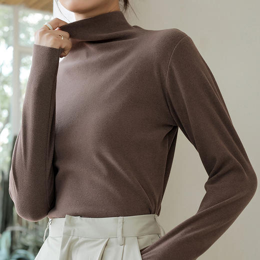 【特价79元三件！】牛奶衣打底衫 内搭高领长袖上衣女 商品图0